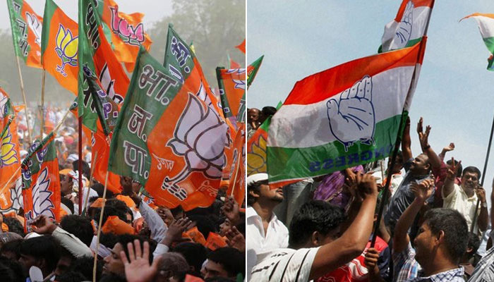 BJP-leaders-beaten-up-Congressmen-for-campaigning