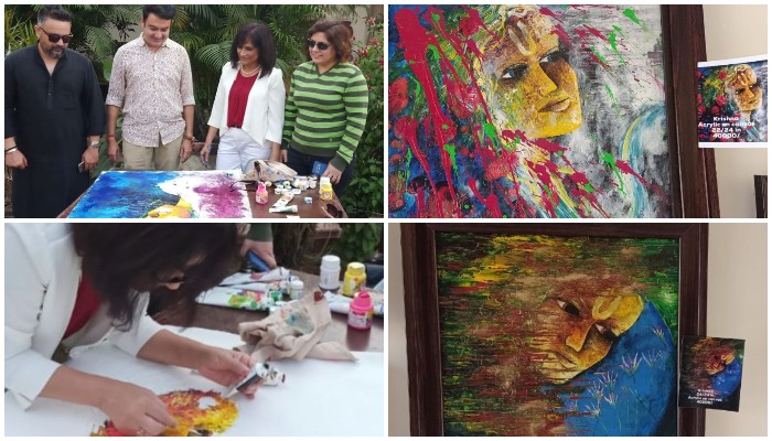 ओरछा में मॉर्डन आर्ट पेंटिंग की प्रदर्शनी का आयोजन, देश-विदेश के पर्यटक हुए शामिल