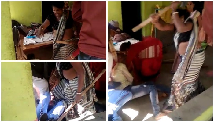 दबंग महिला व उसके परिजनों ने की लाठियों से दो युवकों की पिटाई