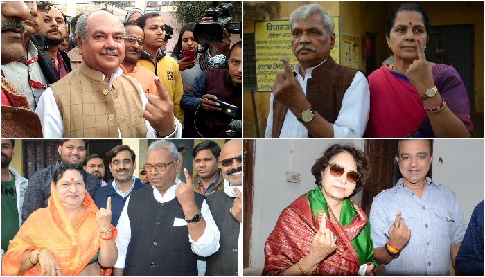 MP-ELECTION--Four-MPs-and-three-ministers-voted-in-Gwalior
