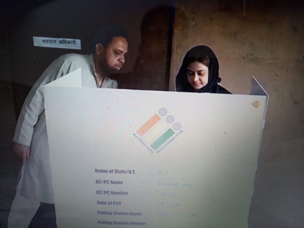 bjp-only-muslim-candidate-fatima-video-viral-casting-vote