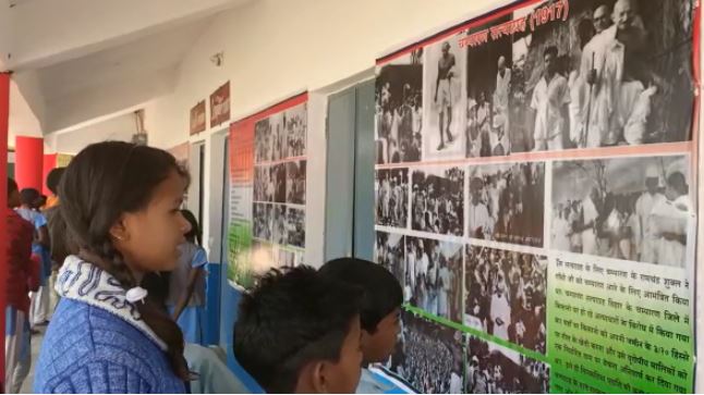 एमपी के इस स्कूल की अनूठी पहल, 'बापू गैलरी' से बच्चे जान रहे हैं गांधी का इतिहास