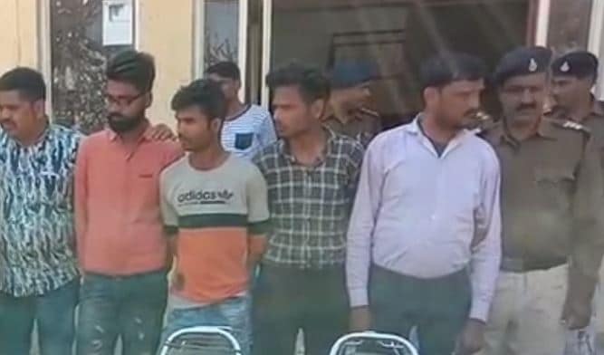 वाहन चोरी कर योजनाबद्ध तरीके से ठिकाने लगाने वाले गिरोह के 8 शातिर चोर गिरफ्तार, ऐसे देते थे चोरी को अंजाम
