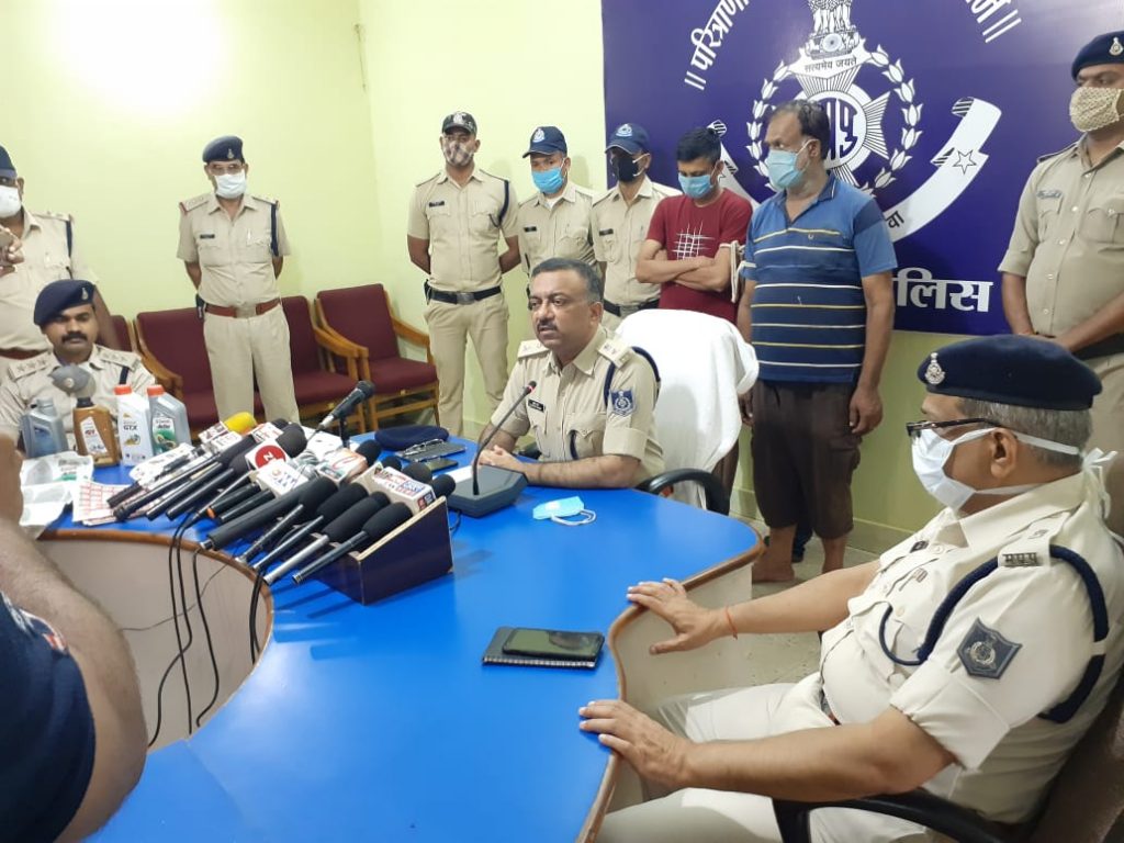 टीकमगढ़ में पौने 3 करोड़ का नकली ऑइल बरामद, तीन आरोपी गिरफ्तार