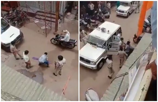 खरगोन पुलिस पिटाई कांड में दो बड़े अधिकारियों पर गिरी गाज