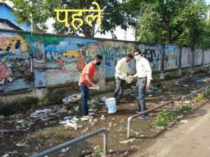 भाजपा मना रही सेवा सप्ताह, स्वच्छता का दे रही संदेश