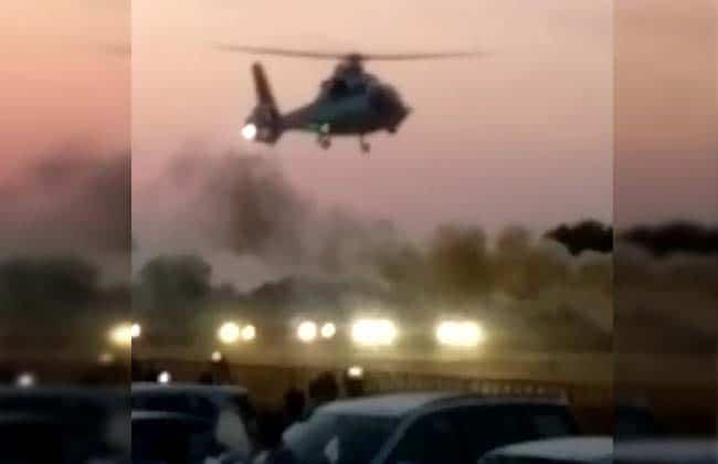 बड़ी लापरवाही: मुख्यमंत्री का हेलीकॉप्टर गाड़ियों की लाइट जलाकर उतारना पड़ा, सिंधिया भी थे साथ