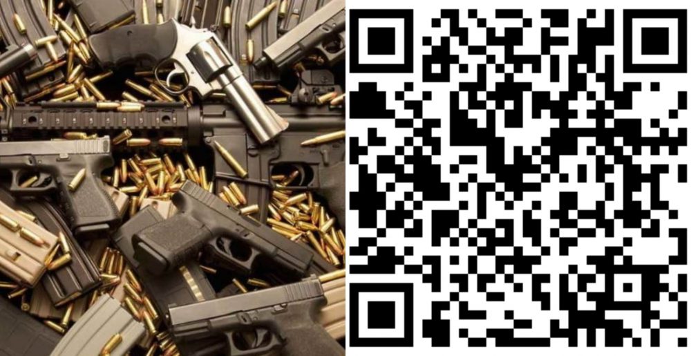 qr code on arms in bhind