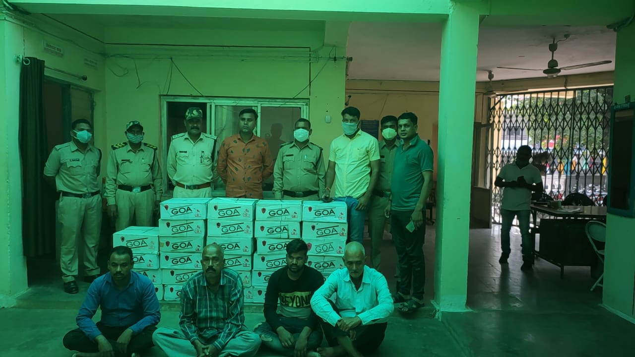 Jabalpur: 4 accused involved in illegal liquor smuggling arrested