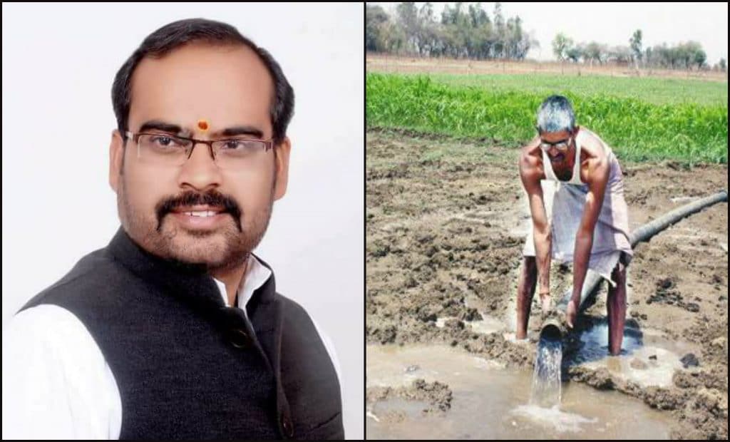भाजपा नेता अरविंद पटेरिया के प्रयासों से हजारों किसानों को मिला पानी,किसानों के चेहरो पर आई मुस्कान