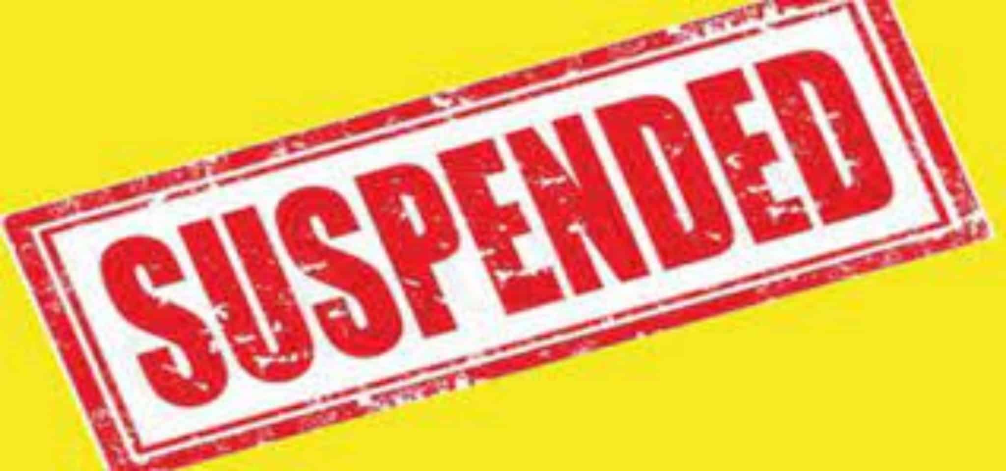 mp suspended notice