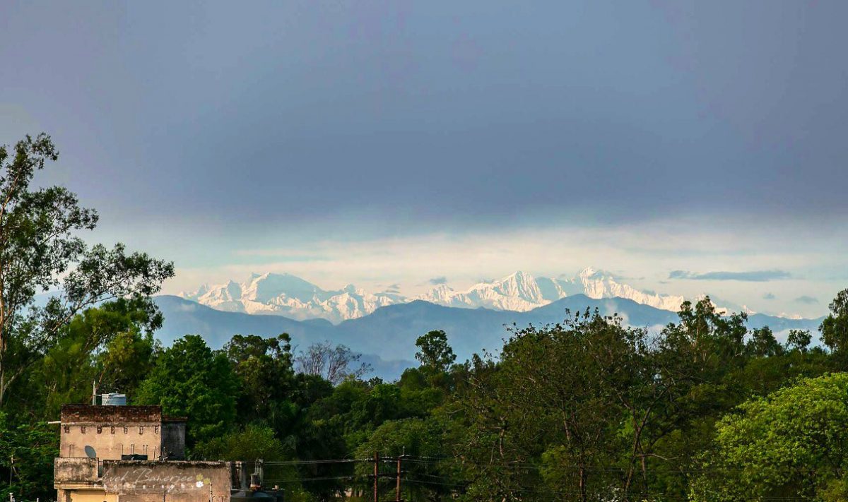 सहारनपुर से फिर हुआ हिमालय का दीदार, इमेज हो रही वायरल