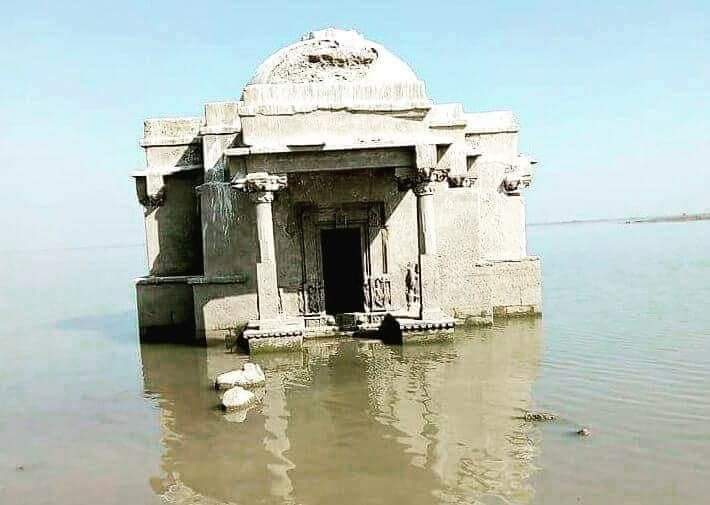 ऐतिहासिक शंखोद्धार महादेव मंदिर इस साल भी पानी की डूब में, नहीं होंगे दर्शन