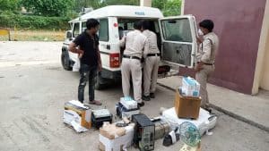 Rajgarh : नकली नोट के कारखाने पर छापा, 50 लाख के नकली नोट सहित, 4 आरोपी गिरफ्तार