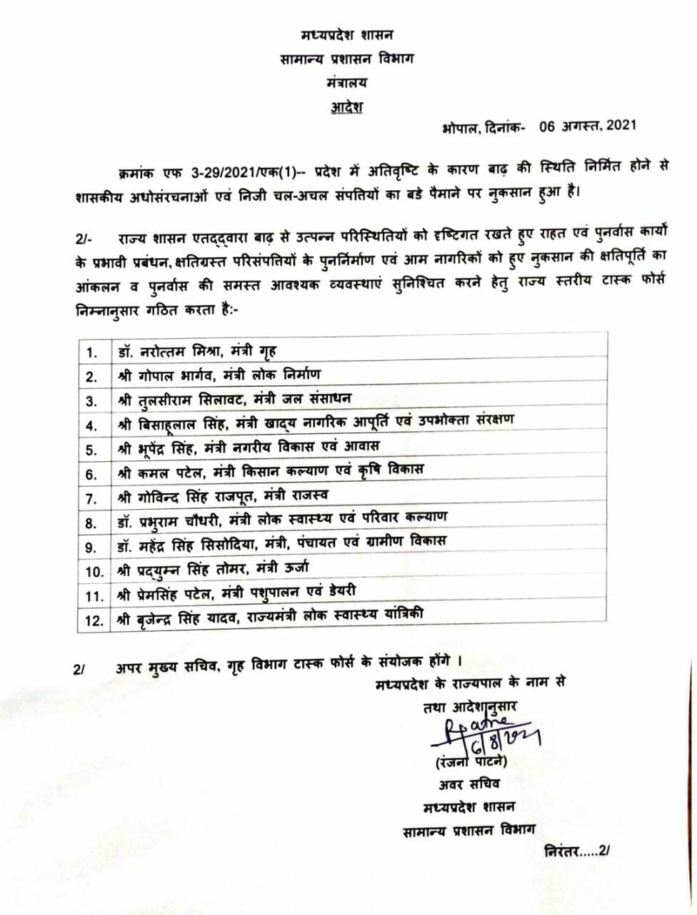 MP Flood: सीएम शिवराज सिंह चौहान ने इन 12 मंत्रियों को सौंपी बड़ी जिम्मेदारी