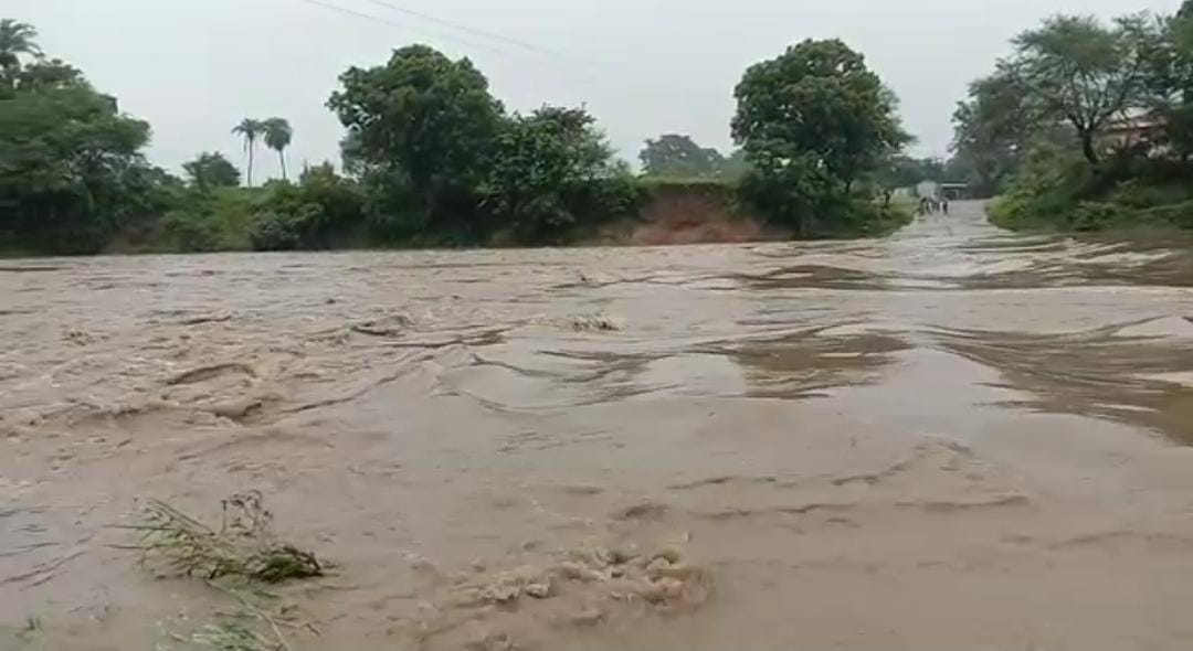 भारी बारिश के चलते कालीसिंध नदी उफान पर, 40 गांवों का संपर्क टूटा, नाले में बहने से 1 की मौत