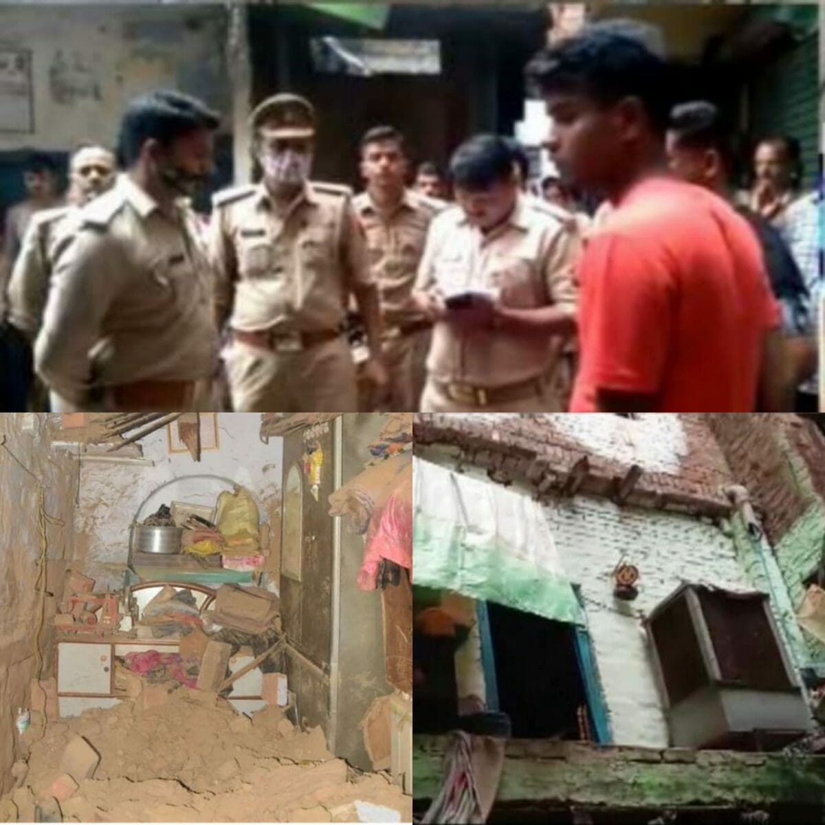 कानपुर में जर्जर मकान ढहने से मां समेत दो बच्चों की मौत, अल सुबह गहरी नींद में सो रहे परिवार पर गिरी छत