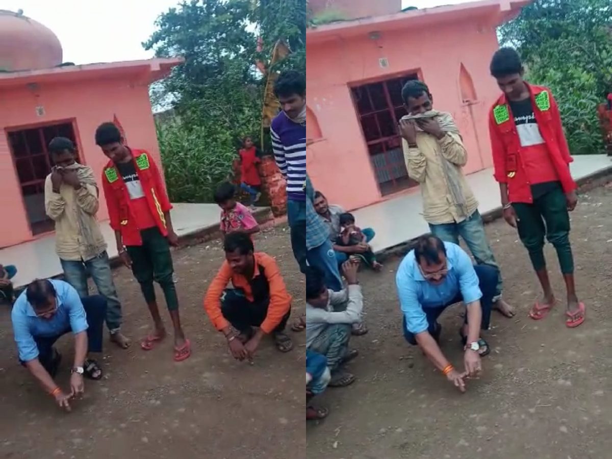 Alirajpur News : पुलिस अधीक्षक की अनोखी पहल, सोशल पुलिसिंग के तहत ग्रामीणों के साथ खेले कंचे
