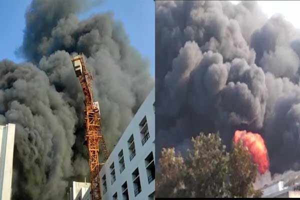 लुधियाना : कपडा फैक्टरी में लगी भीषण आग, सामान जलकर खाक