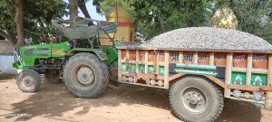 दतिया : अवैध रूप से गिट्टी का परिवहन कर रहे दो वाहन जप्त