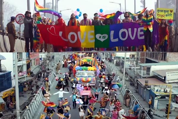 फिल्म 'बधाई दो' का गाना 'हम रंग हैं' दे रहा एक महत्वपूर्ण संदेश