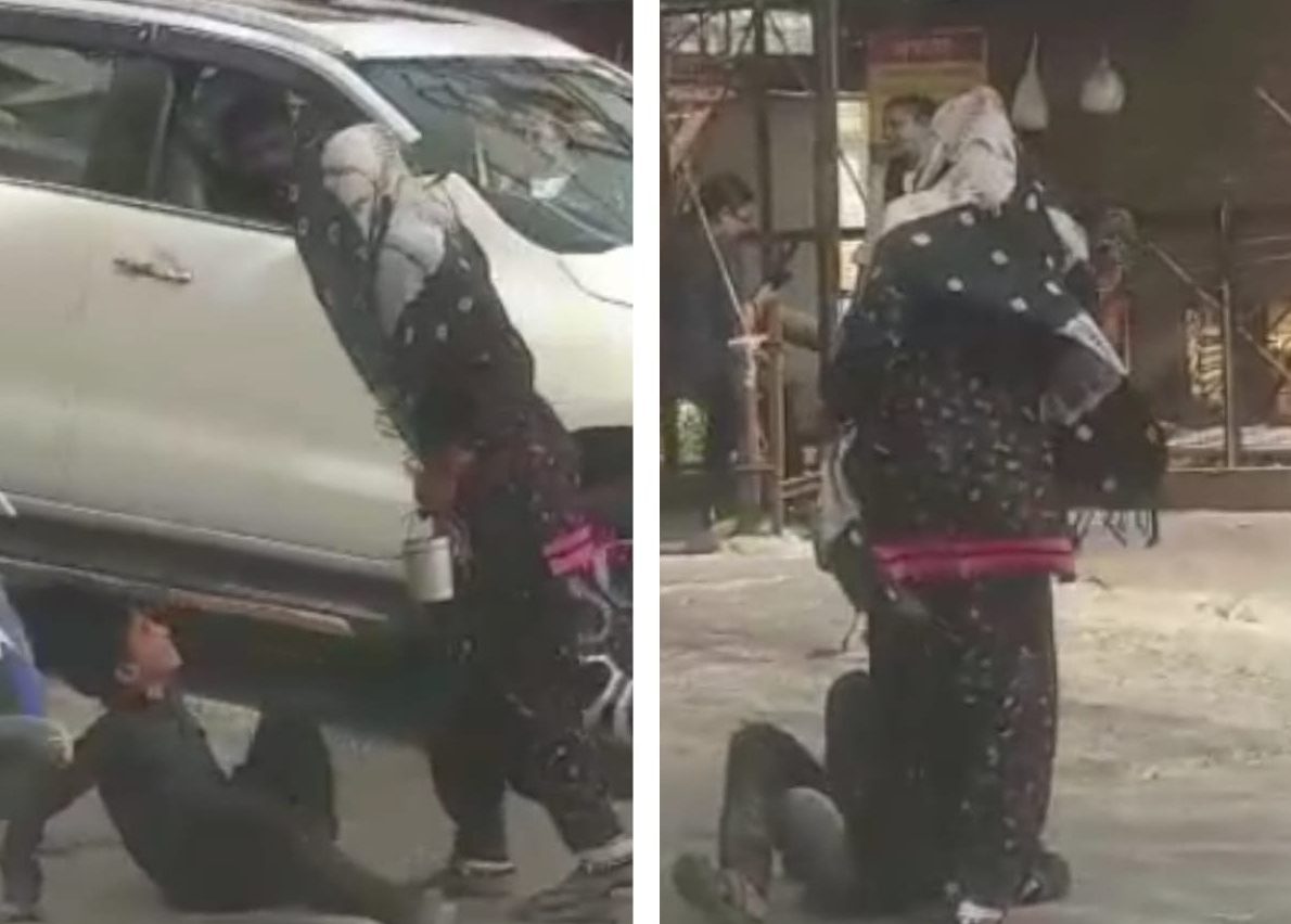 इंदौर: जब पैसे मिले कम तो महिला ने बीच सड़क पर कर दी मासूम भिखारी की पिटाई, देखें वीडियो