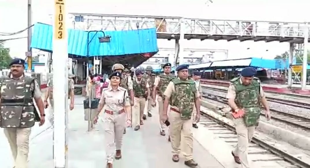 Agnipath Protest : भारत बंद आह्वान को लेकर Gwalior रेलवे स्टेशन पर RPF - GRP की पैनी नजर