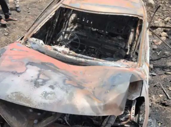 दर्दनाक हादसा : बैतूल में चलती हुई कार में लगी आग, जिंदा जला पुणे का इंजीनियर