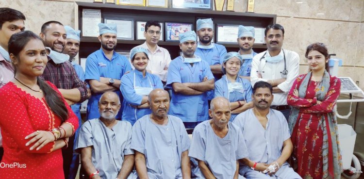 जबलपुर : रोटा एबलेशन थेरेपी से एंजियोप्लास्टी कर बायपास सर्जरी से बचाया गया मरीजों को