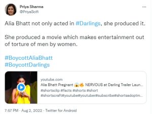 ट्विटर पर Alia Bhatt के बायकॉट की मांग, Darlings की रिलीज से पहले हंगामा