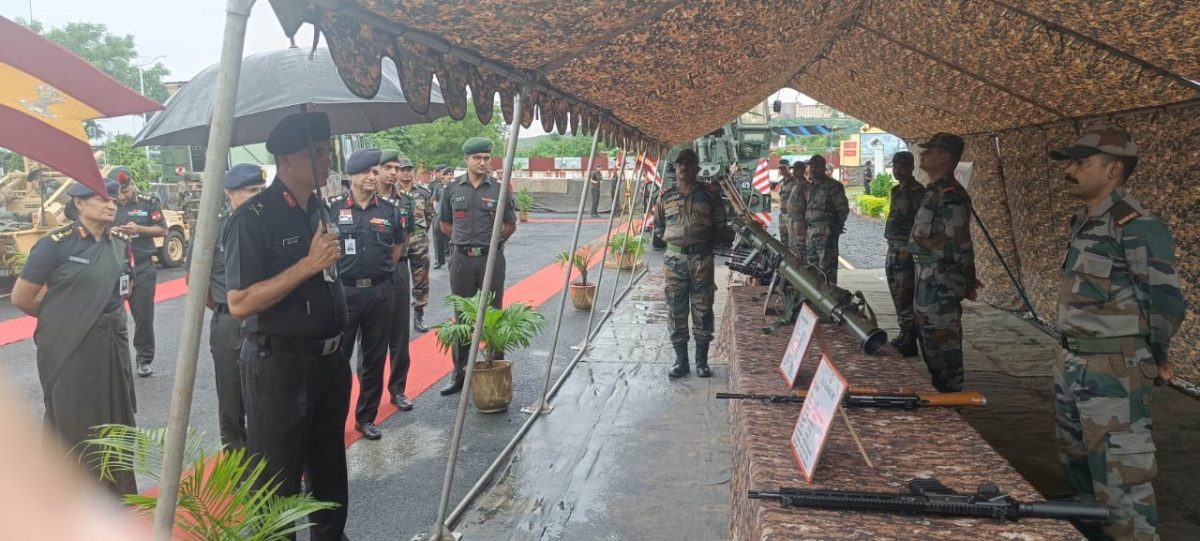 भोपाल सैन्य स्टेशन पर मनाया गया आजादी का अमृत महोत्सव समारोह