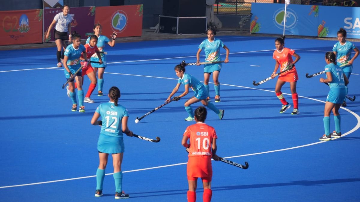 Khelo India Youth Games 2022 : MP महिला हॉकी टीम फाइनल में, सेमी फाइनल में हरियाणा को 2-0 से शिकस्त दी