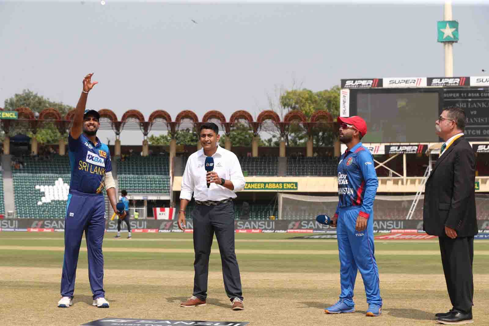 Afghanistan vs Sri Lanka Asia Cup श्रीलंका ने टॉस जीतकर पहले