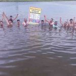 MP में पटवारियों की हड़ताल का 25 वां दिन, अर्धनग्न होकर किया जल सत्याग्रह