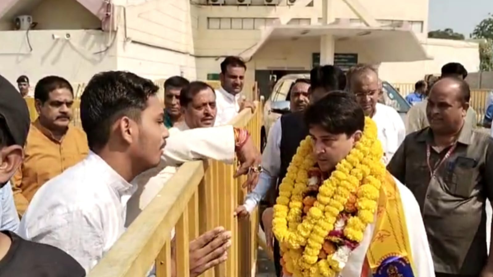 Jyotiraditya Scindia Gwalior Tour