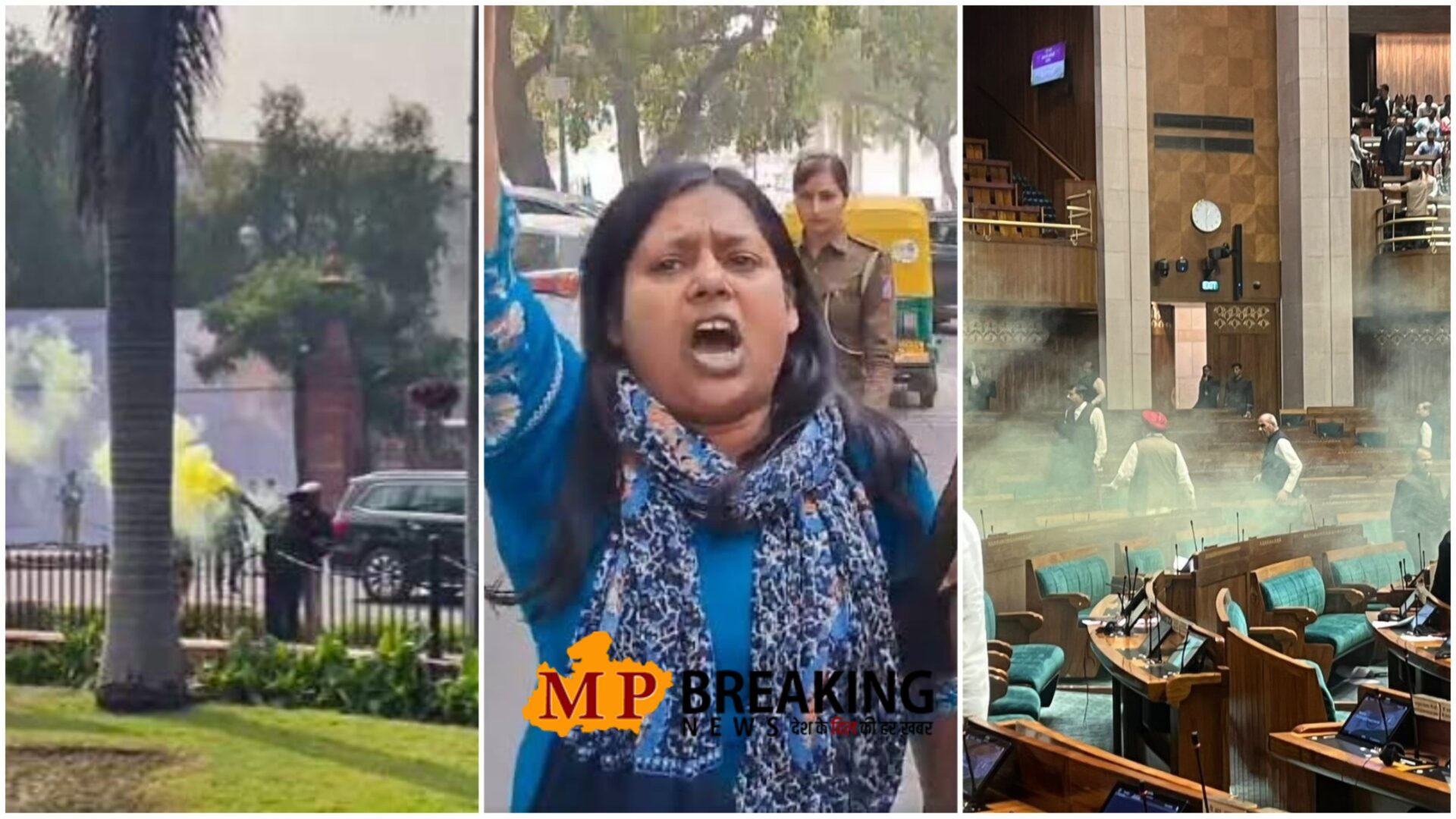 Parliament attack, Parliament smoke attack