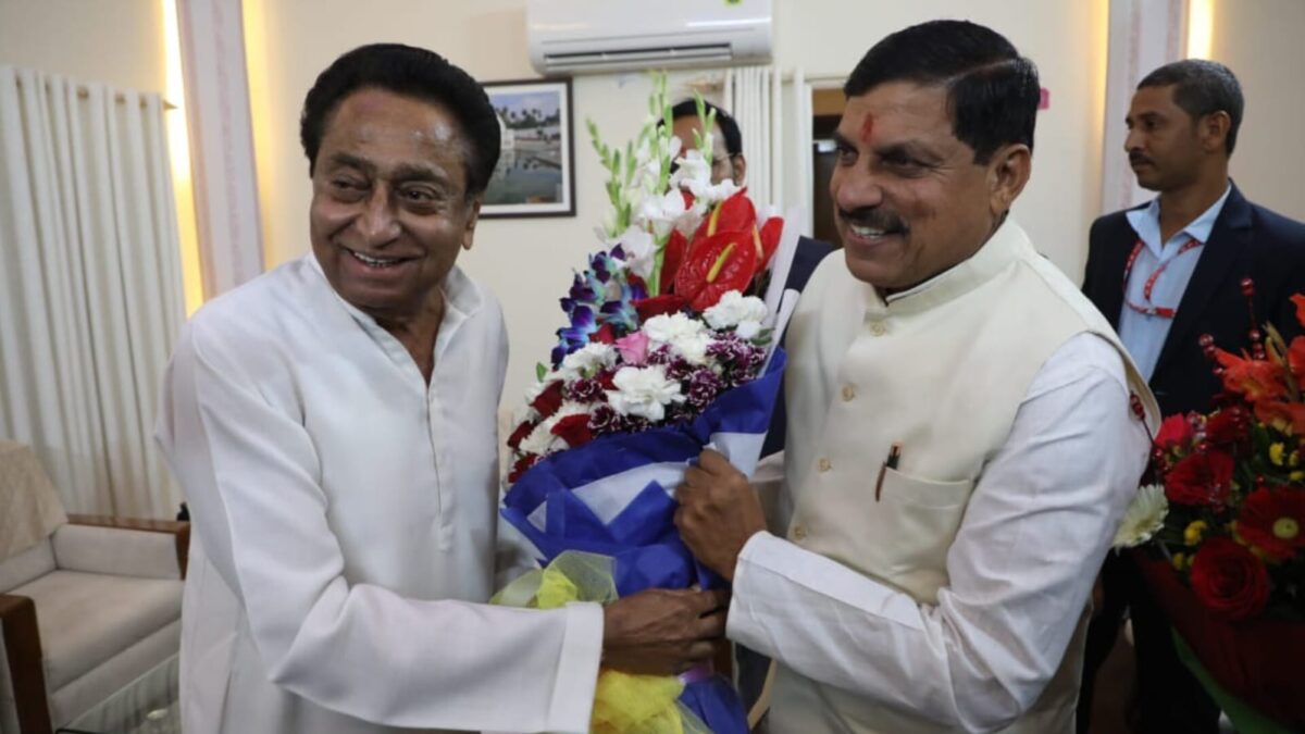 Kamal Nath congratulated Chief Minister Mohan Yadav