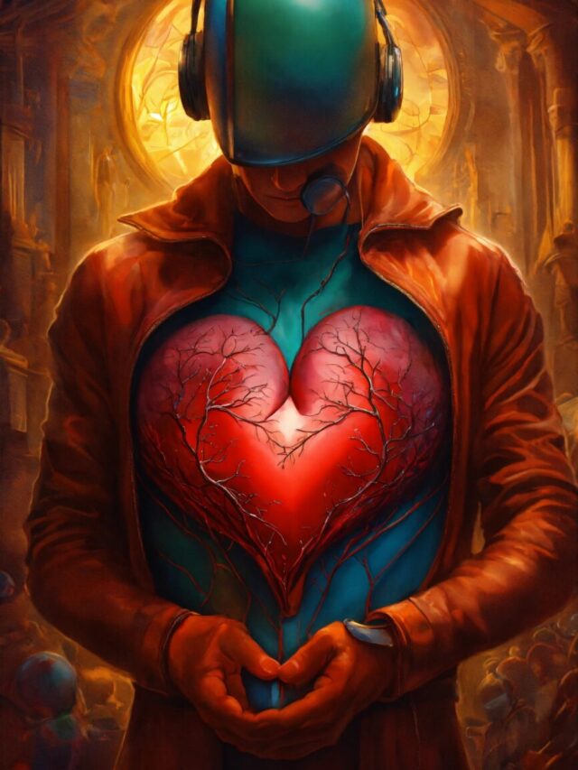 La forma de un corazón humano y dentro de él (1)