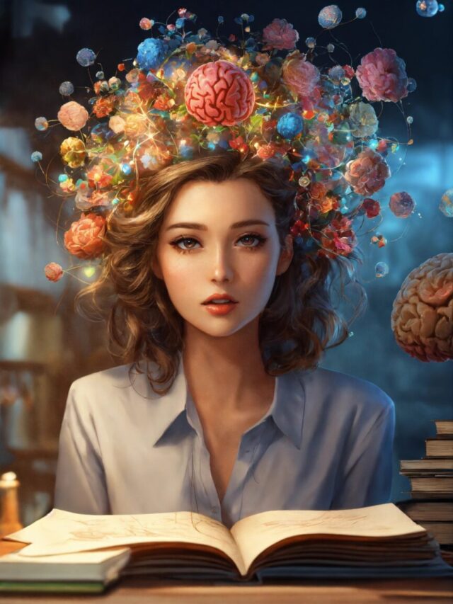 Female teaching her brain. Wallpaper. Beautiful. C