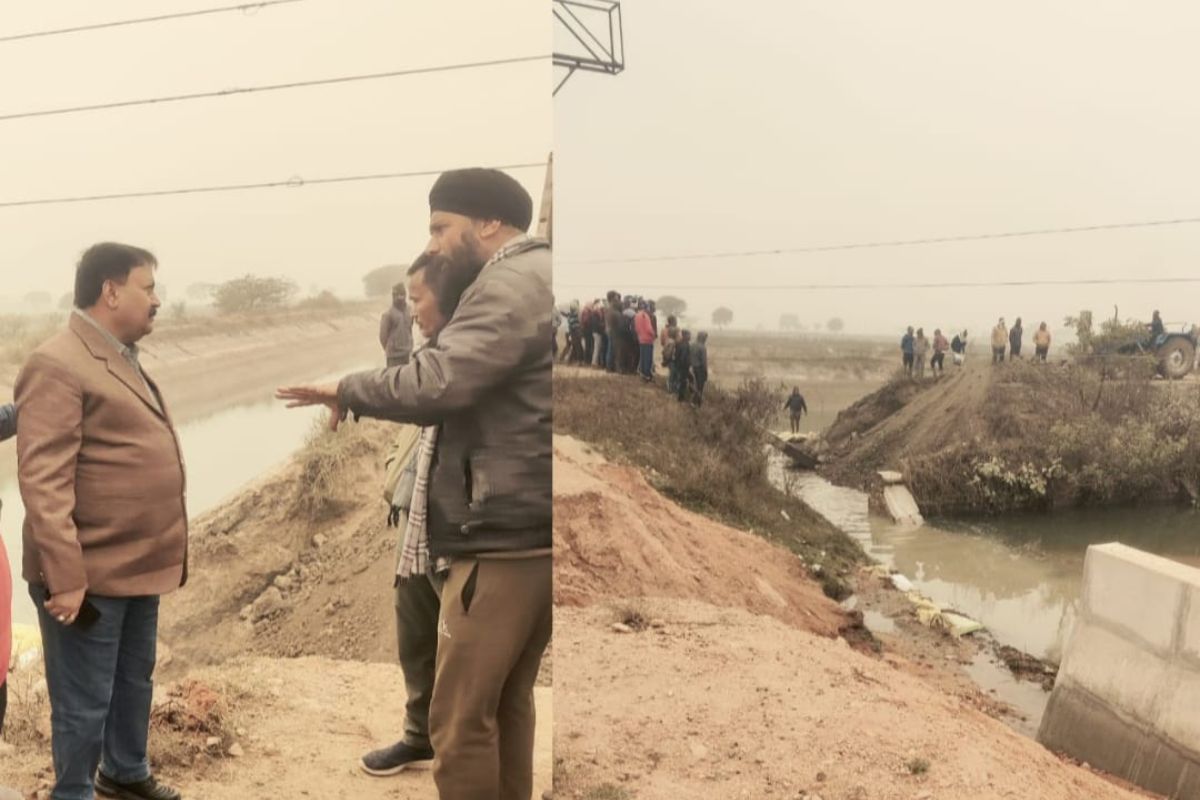 Harsi main canal broken, Gwalior News