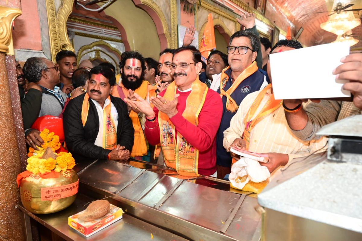 VD Sharma ,Lord Jugal Kishore invited to visit Ram temple