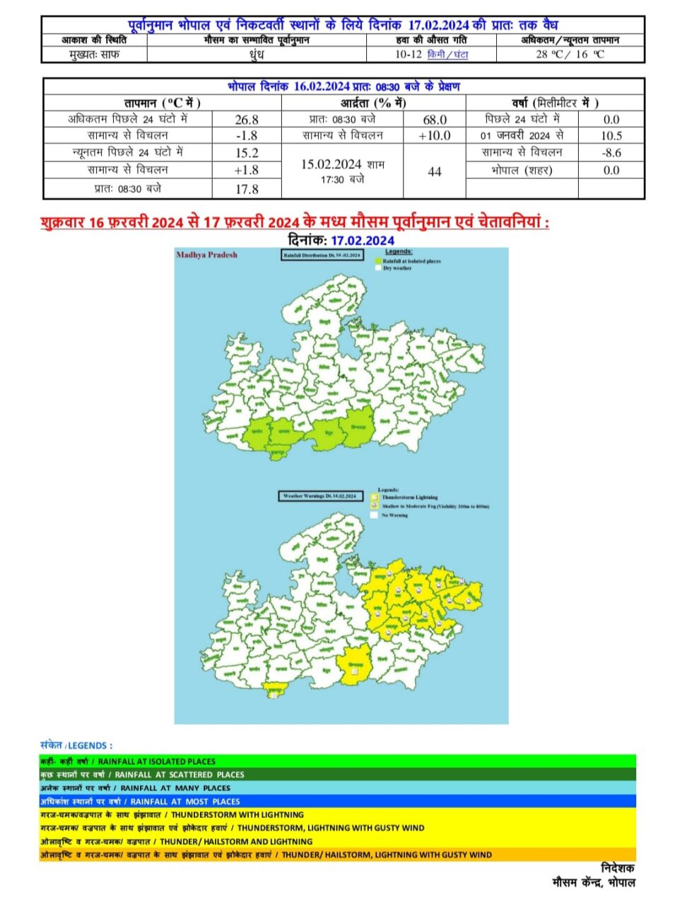 MP Weather : अगले 24 घंटे में इन जिलों में होगी भारी बारिश, मौसम विभाग ने जारी किया अलर्ट