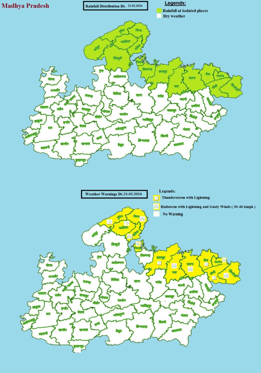 MP Weather : अगले हफ्ते फिर बदलेगा मौसम, आज कई जिलों में बारिश-ओले गिरने के आसार, बादलों की आवाजाही, जानें IMD का ताजा पूर्वानुमान