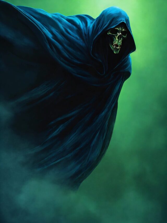 an ultrarealistic black cloaked dementor (1)