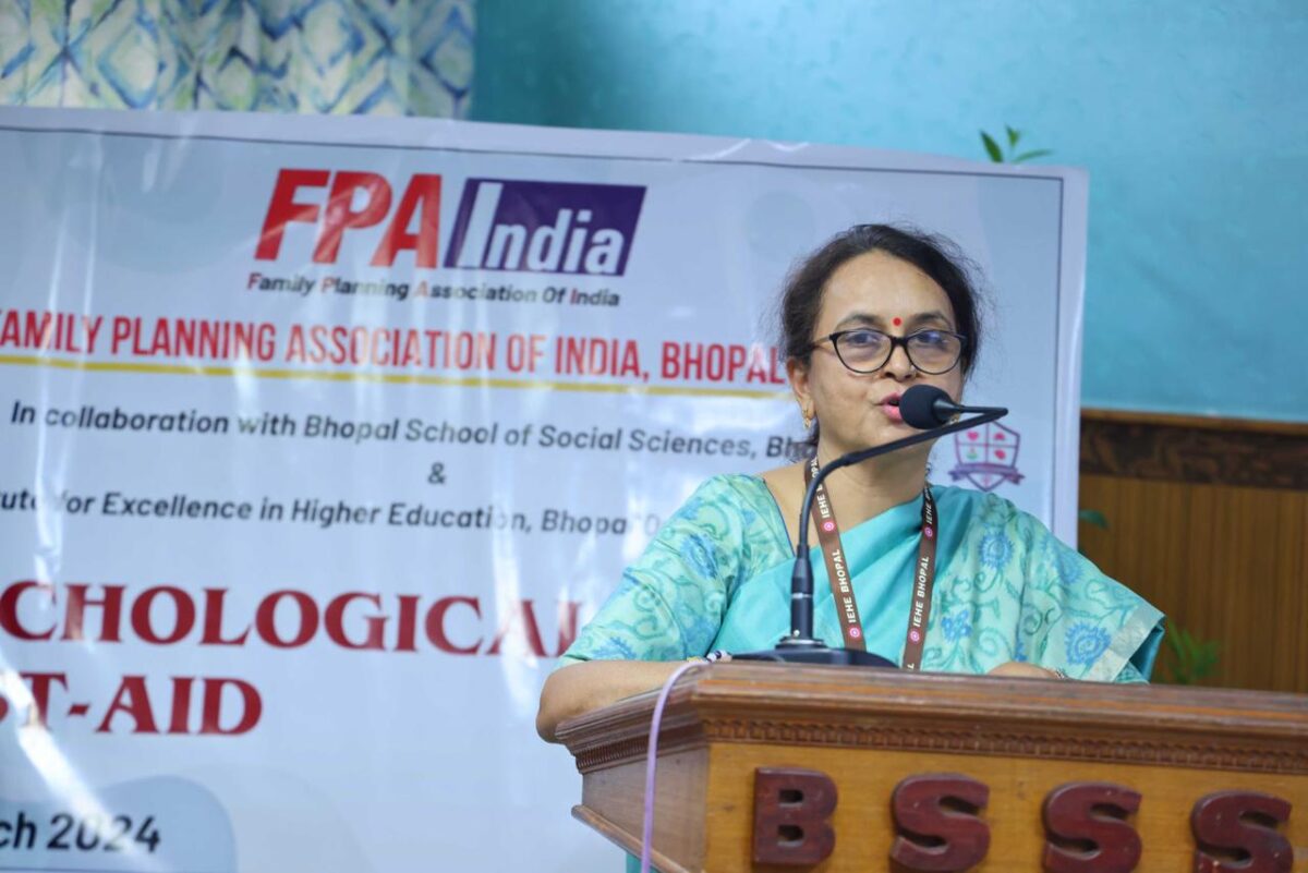 एफ. पी. ए. इंडिया भोपाल शाखा का साइकोलाजिकल फर्स्ट एड पर आयोजित हुआ सत्र