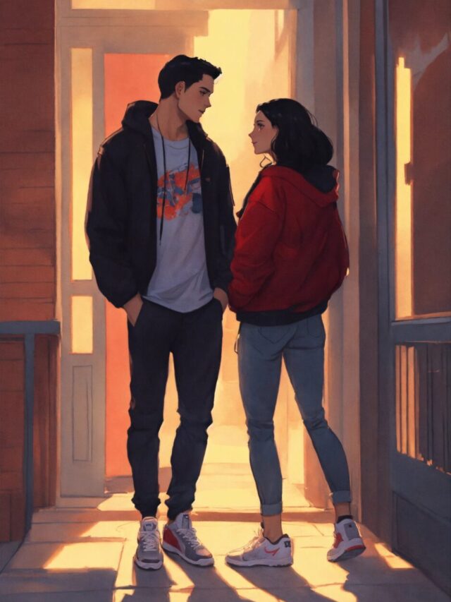 illustration of a college couple im a romantic vib (3)