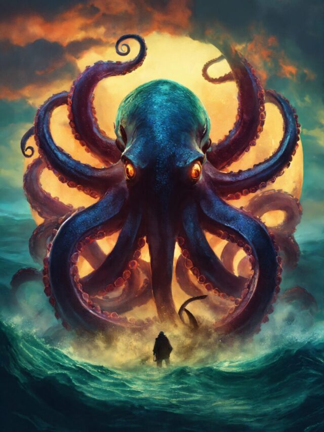 kraken + digital art