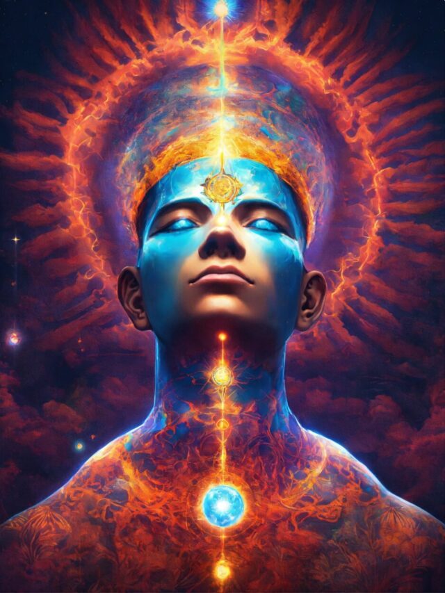 a spiritual person with his pineal gland open