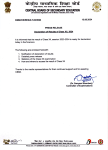 cbse 12th result 