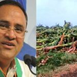 MP News: बुरहानपुर में आंधी तूफान से केले की फसलों को नुकसान, पूर्व केंद्रीय मंत्री अरुण यादव ने सरकार से की किसानों को मुआवजा राशि देने की मांग